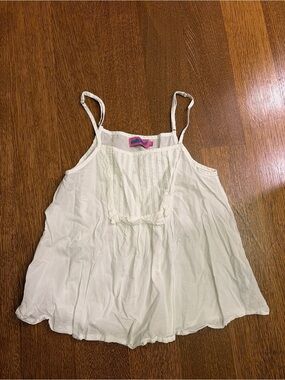 Edikted Ivory Lace-Trim Spaghetti Strap Camisole